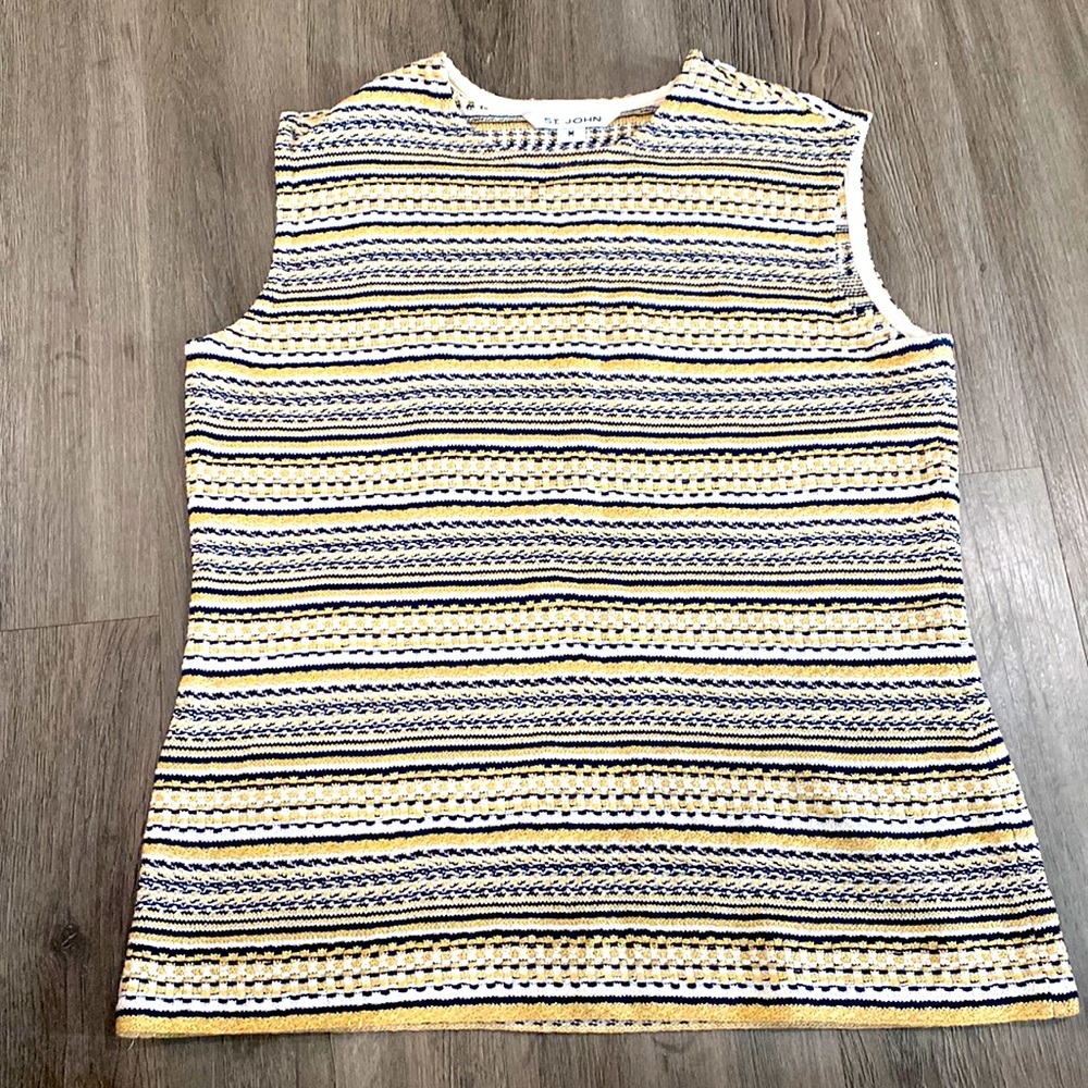 St. john sleeveless top